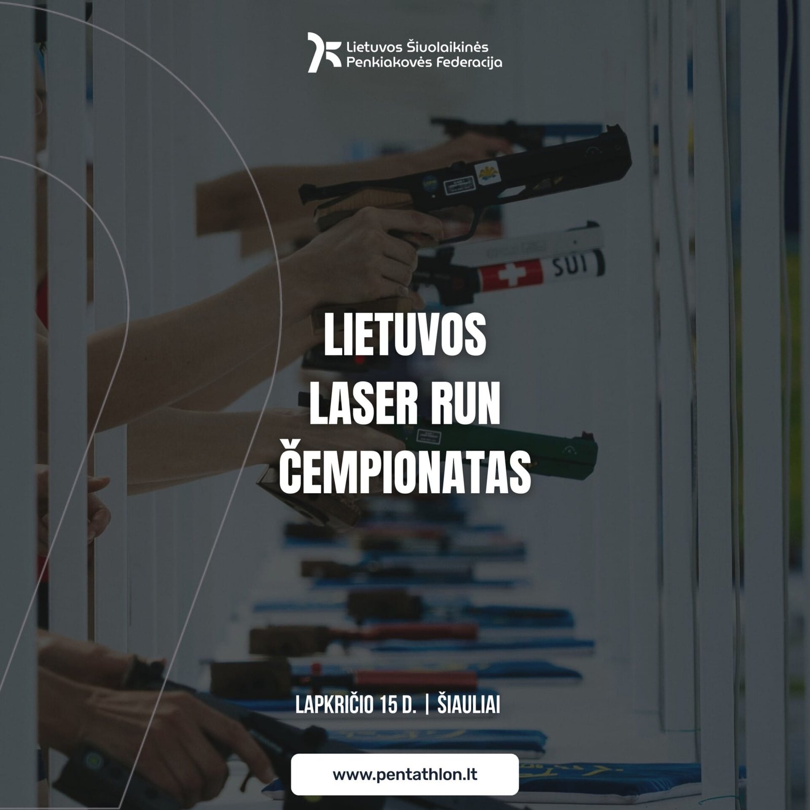 LIETUVOS ŠIUOLAIKINĖS PENKIAKOVĖS LASER RUN ČEMPIONATAS