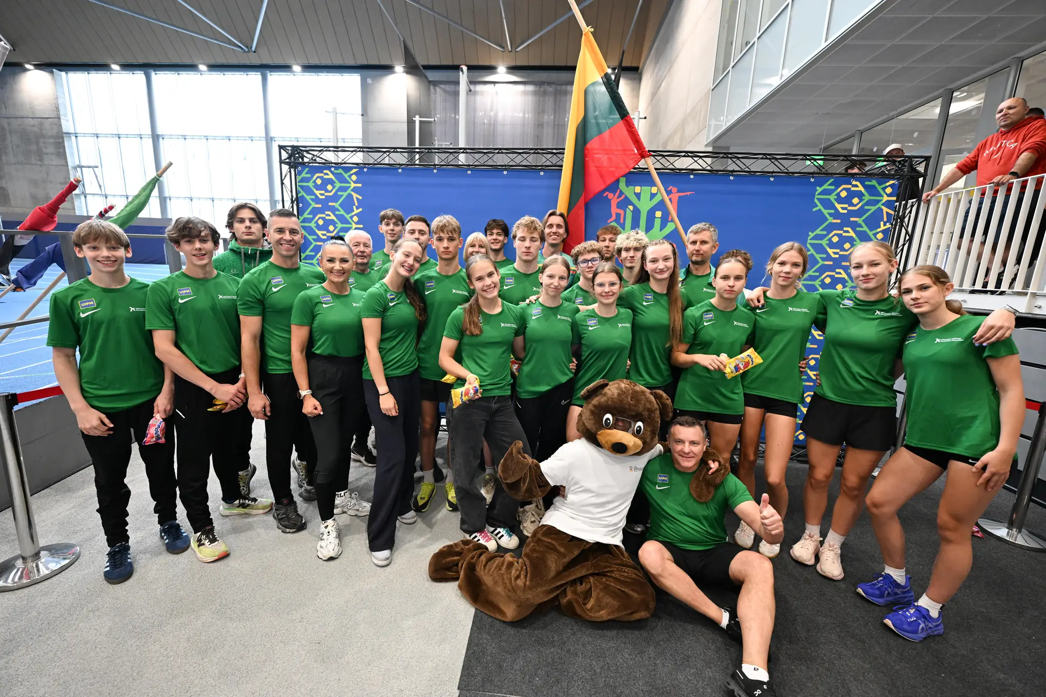 Lietuvos penkiakovės rinktinė UIPM 2026 pasaulio U17 ir jaunimo čempionato atidaryme Kaune