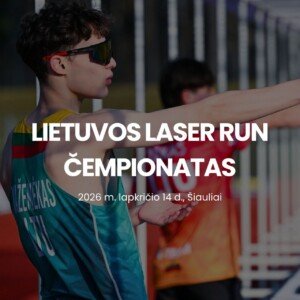 Lietuvos Laser Run čempionatas 2026 m. lapkričio 14 d., Šiauliai